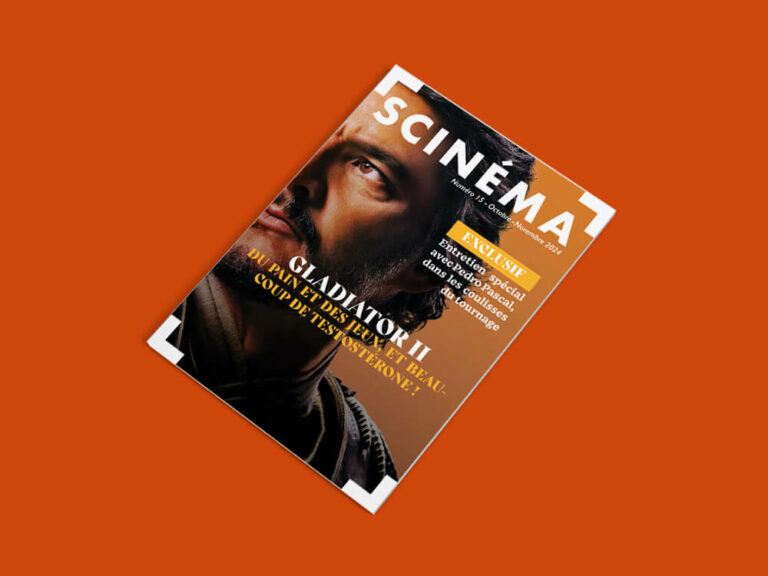 Mockup du magazine "SCINÉMA" réalisé entièrement sur Indesign